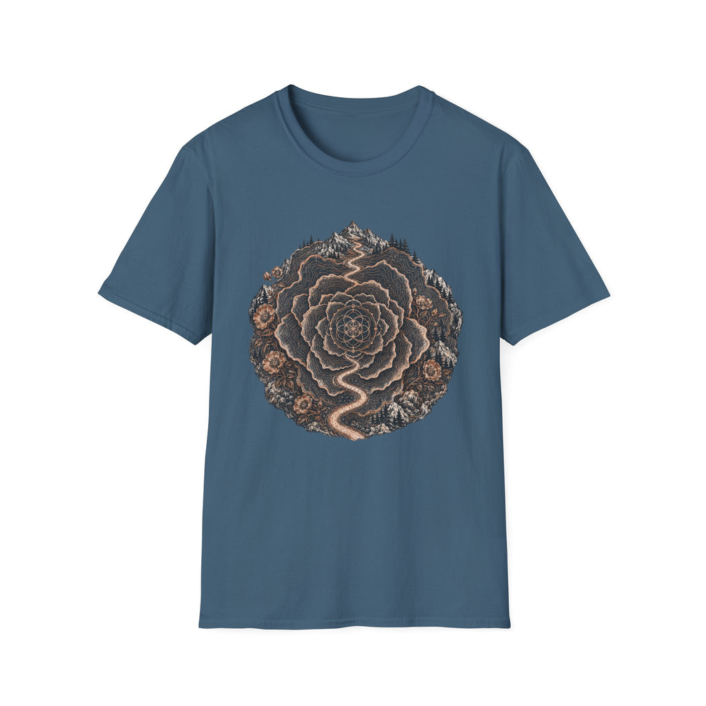 Fractal Rose Trail T-Shirt
