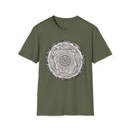 Tree Slice Hiker Mandala T-Shirt