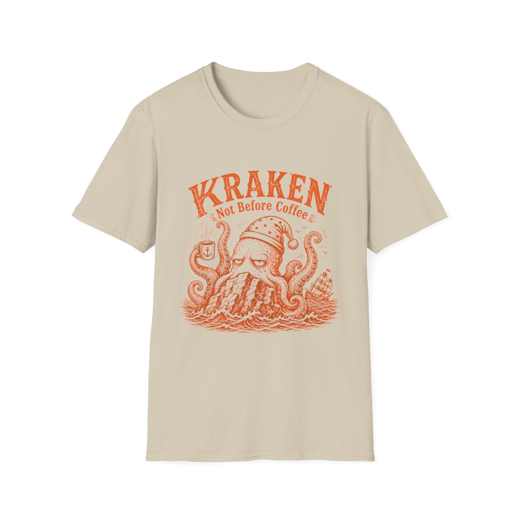 Kraken with Coffee T-Shirt