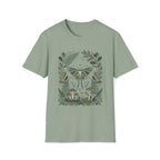 Boho Moth and Mushrooms T-Shirt