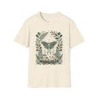 Boho Moth and Mushrooms T-Shirt