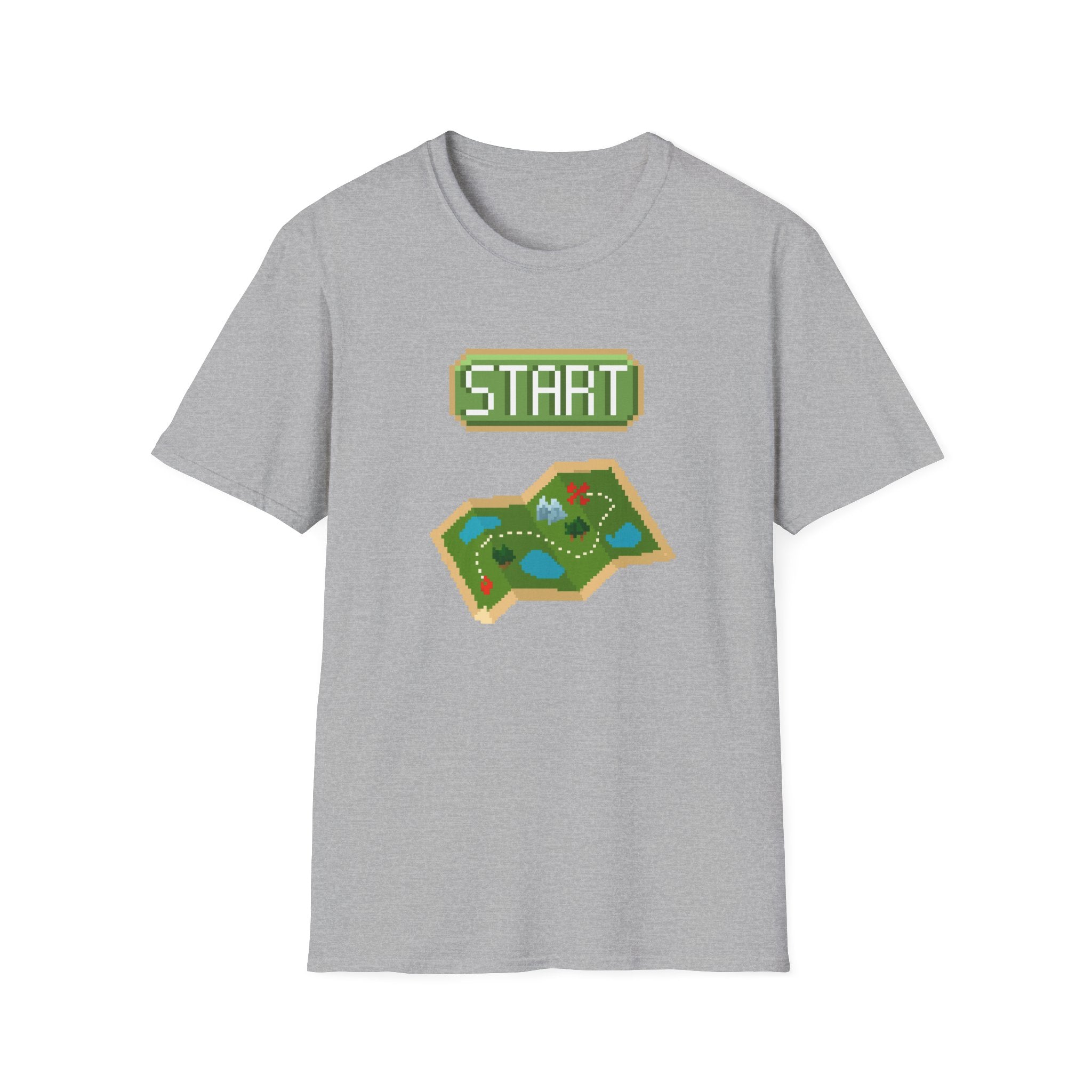 START Hiking Trail Map T-Shirt