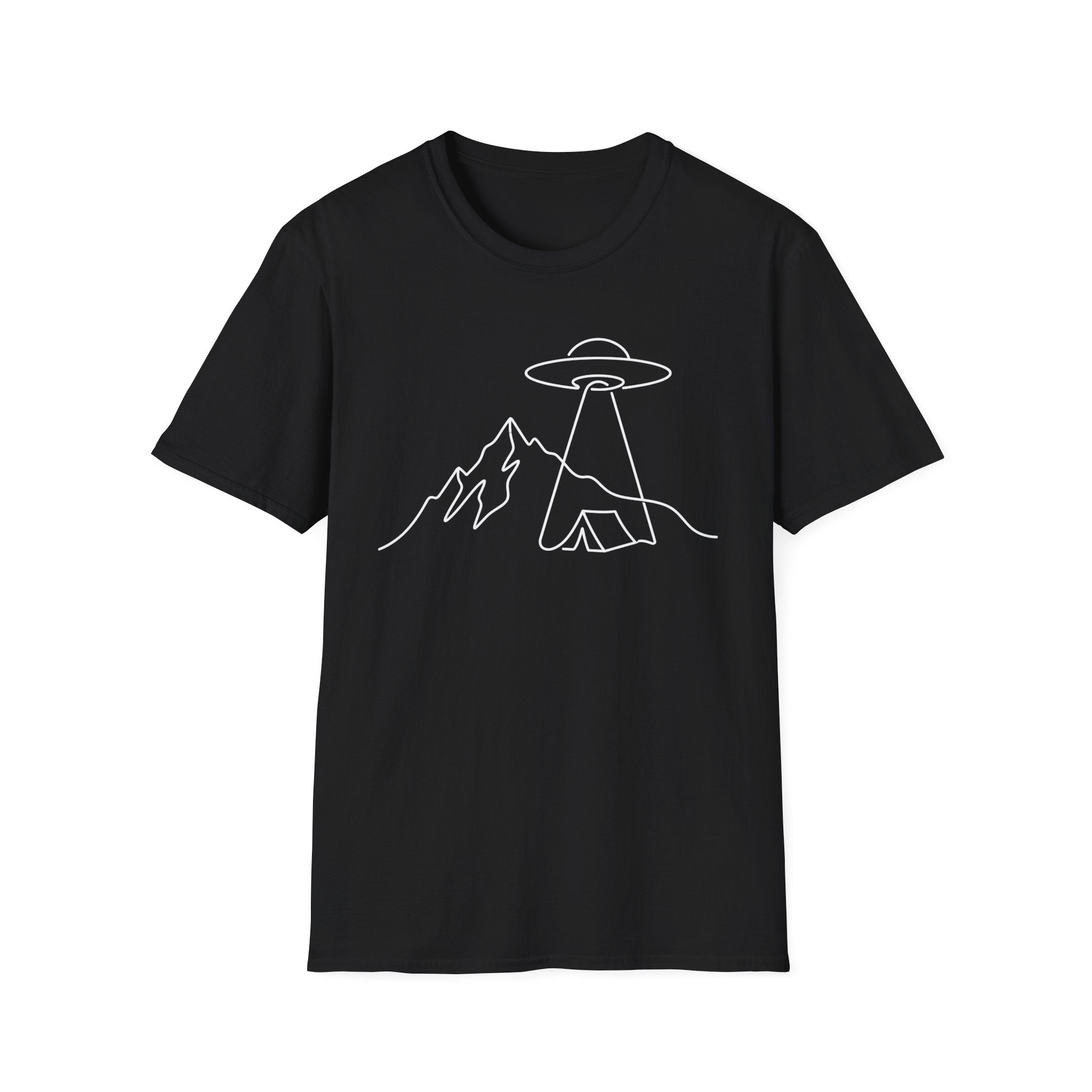 UFO Camp Line Art 1 T-Shirt