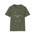 Boho Moth and Mushrooms T-Shirt