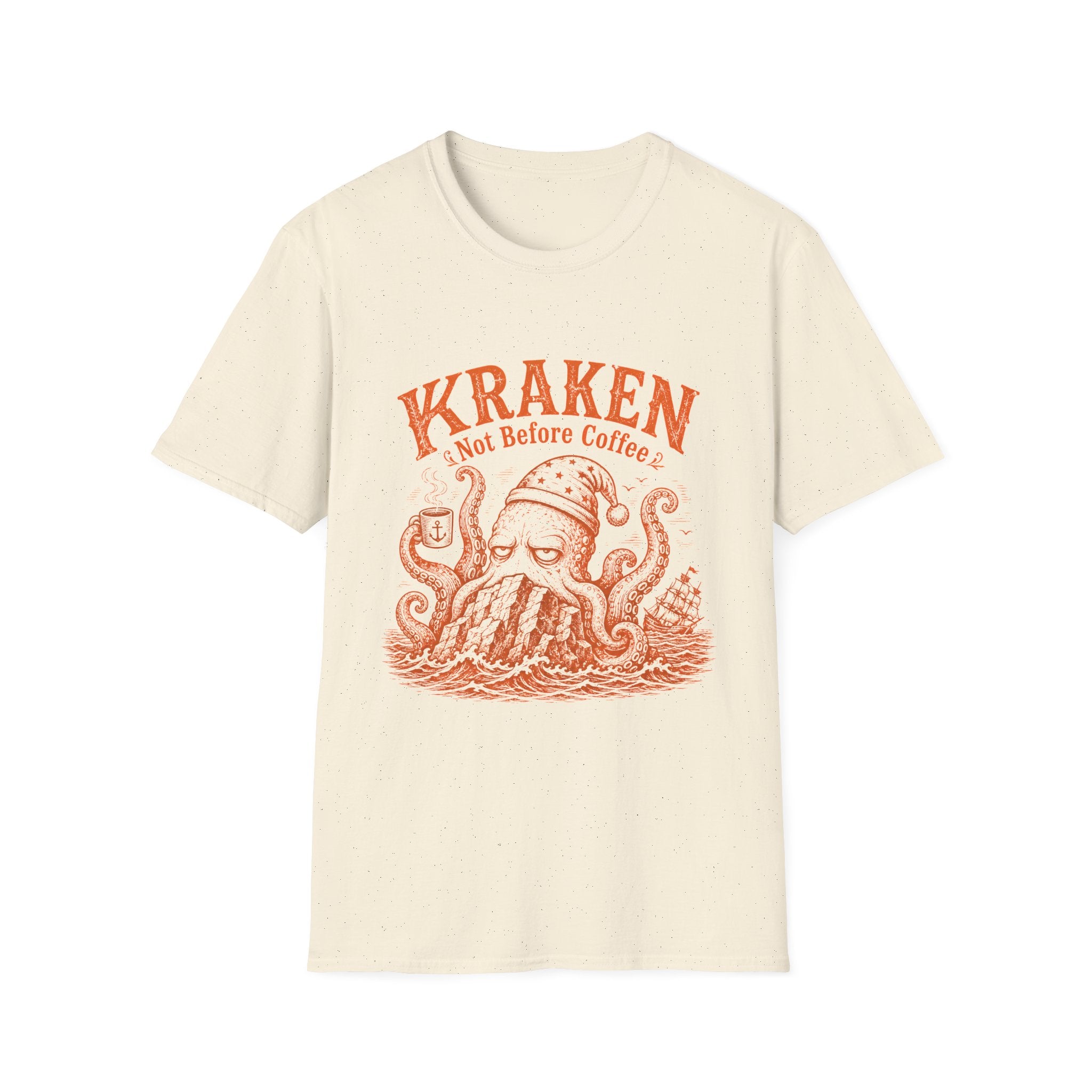 Kraken with Coffee T-Shirt