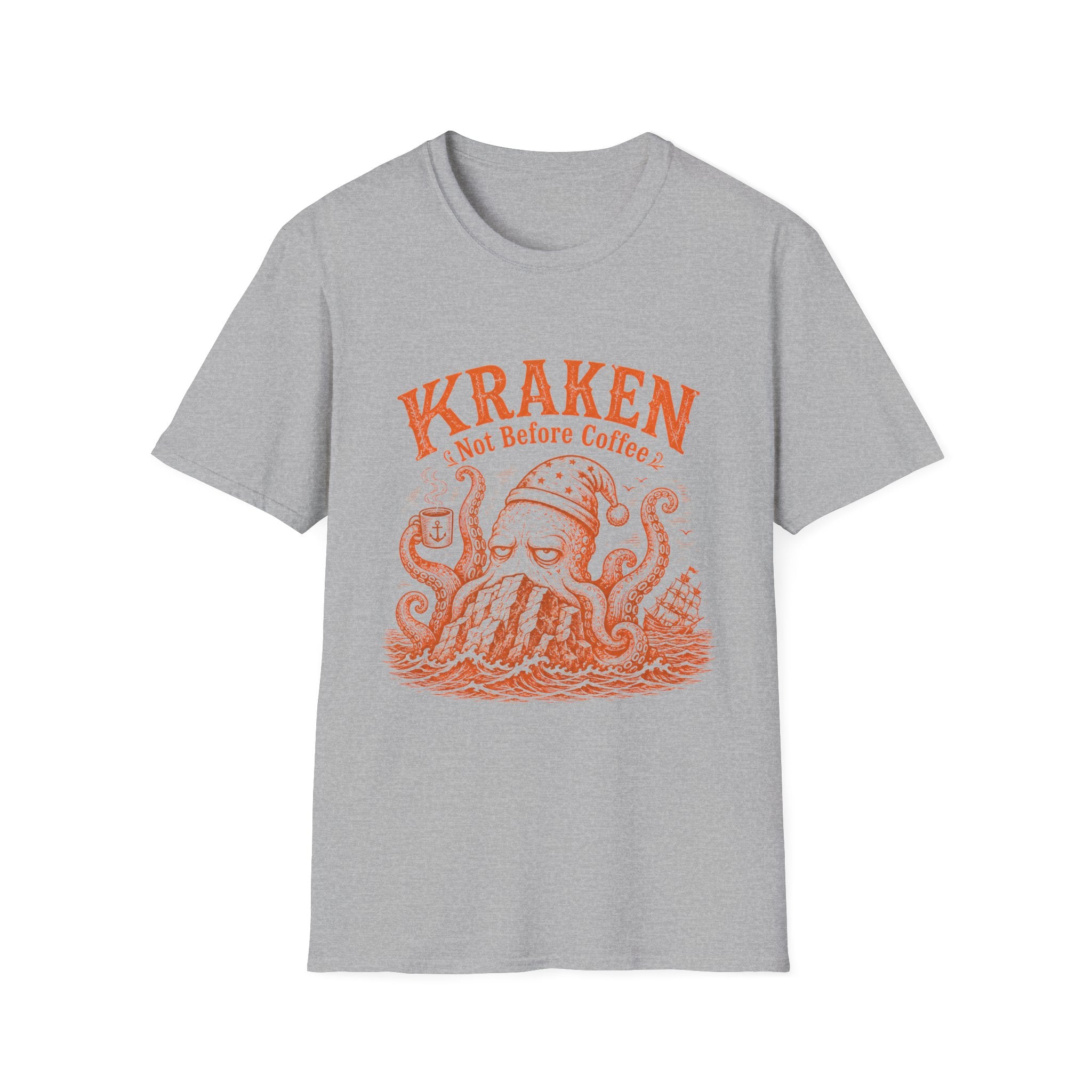 Kraken with Coffee T-Shirt