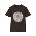 Tree Slice Hiker Mandala T-Shirt