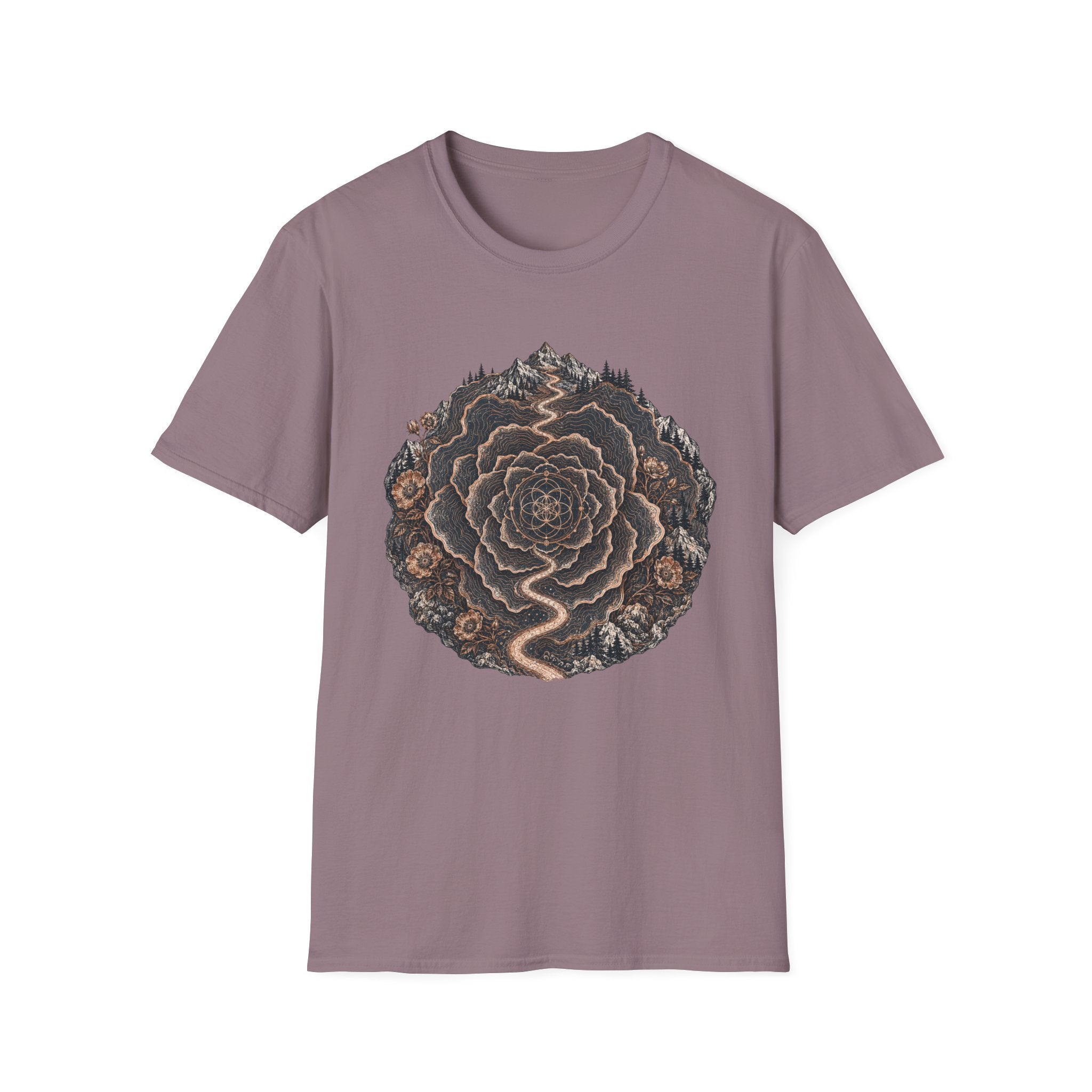 Fractal Rose Trail T-Shirt