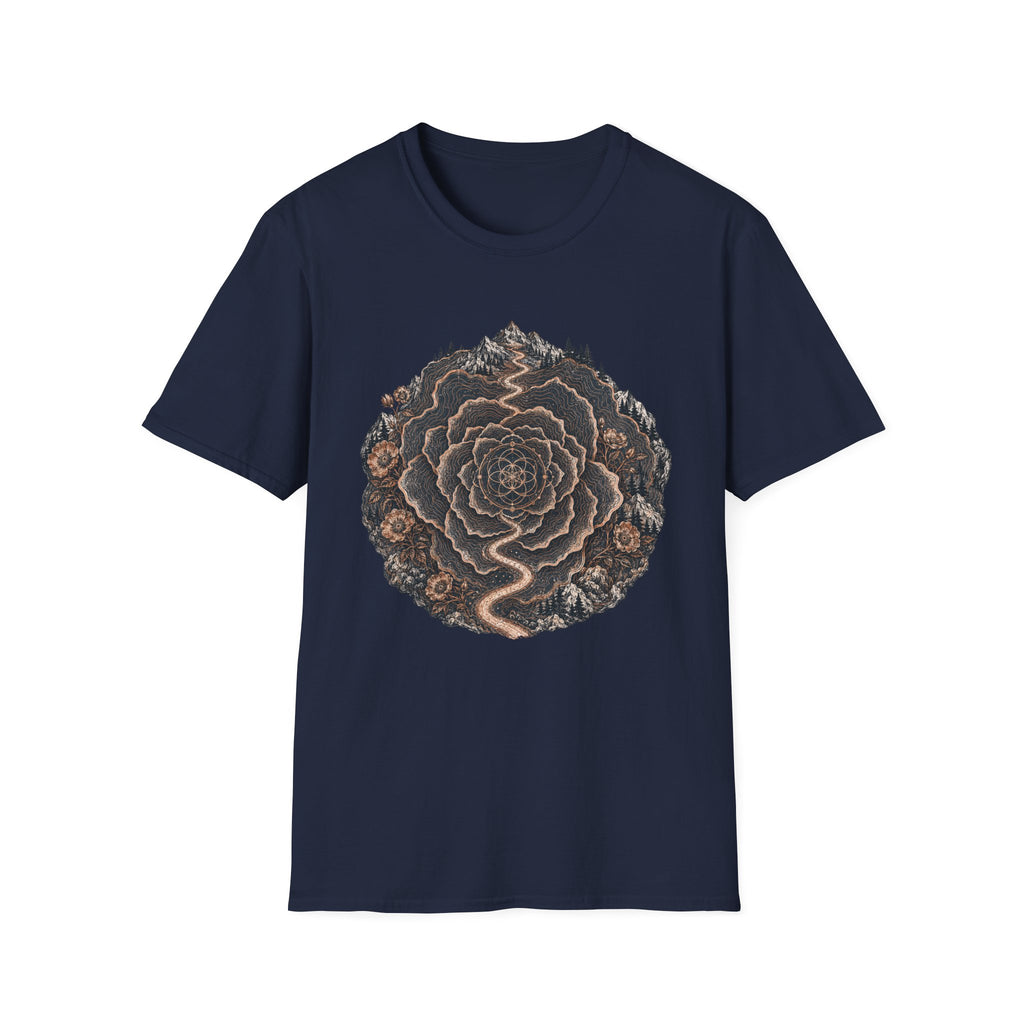 Fractal Rose Trail T-Shirt