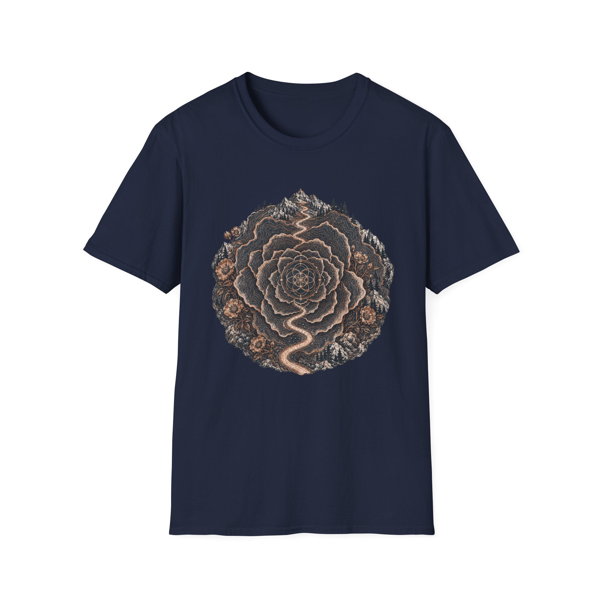 Fractal Rose Trail T-Shirt