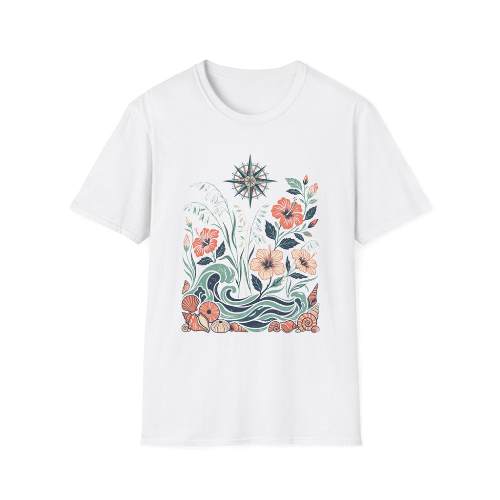 Boho Ocean Floral T-Shirt