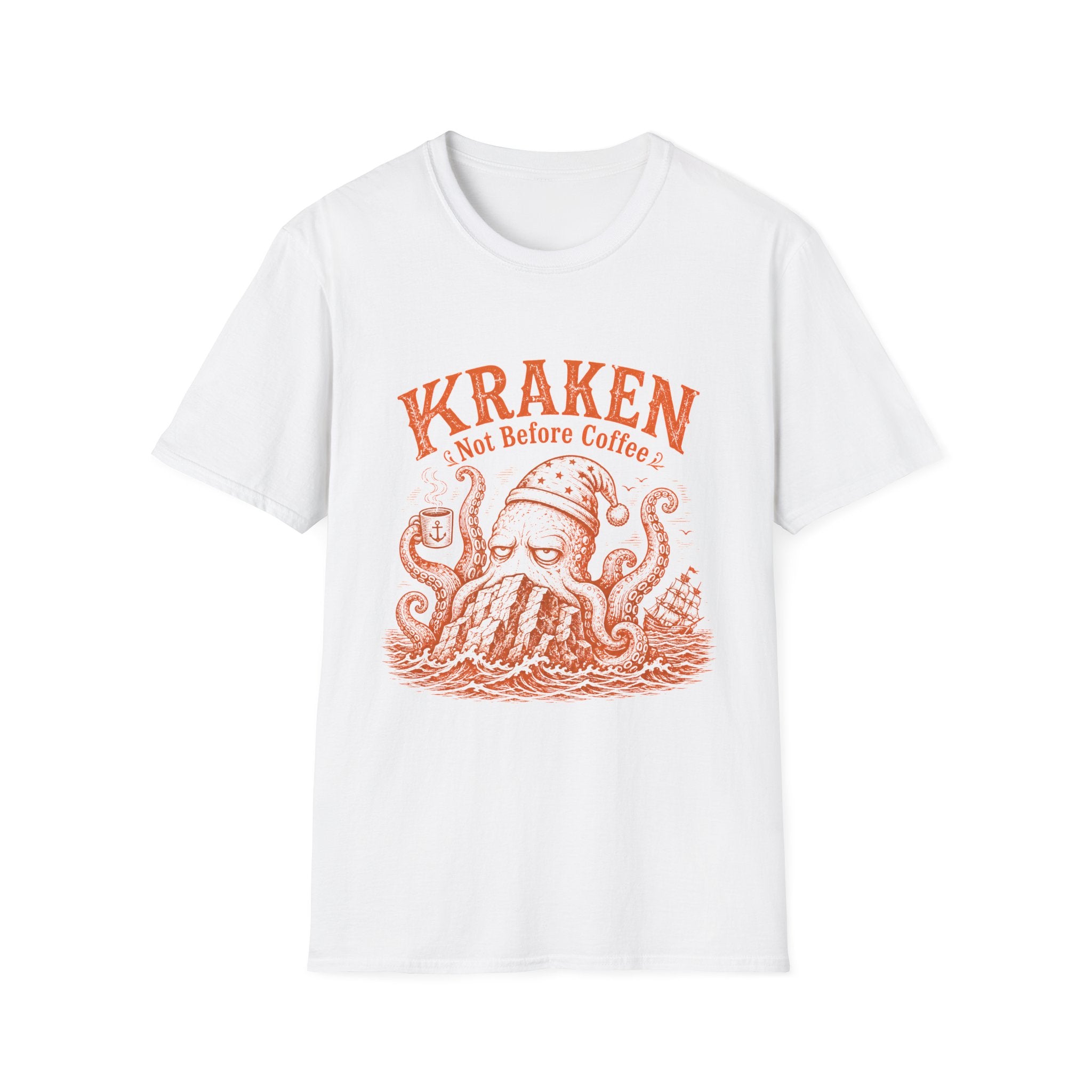 Kraken with Coffee T-Shirt