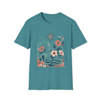 Boho Ocean Floral T-Shirt