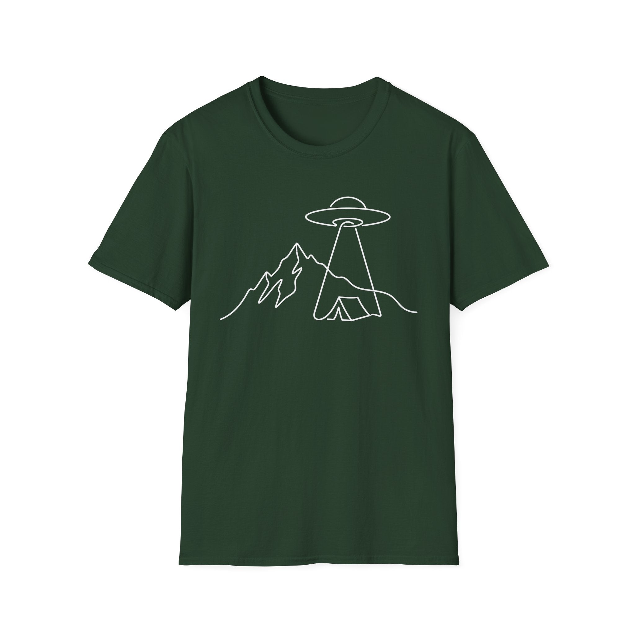 UFO Camp Line Art 1 T-Shirt