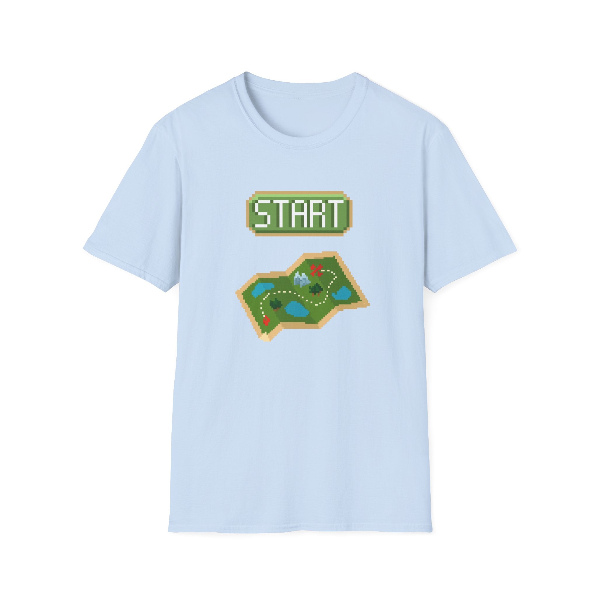 START Hiking Trail Map T-Shirt