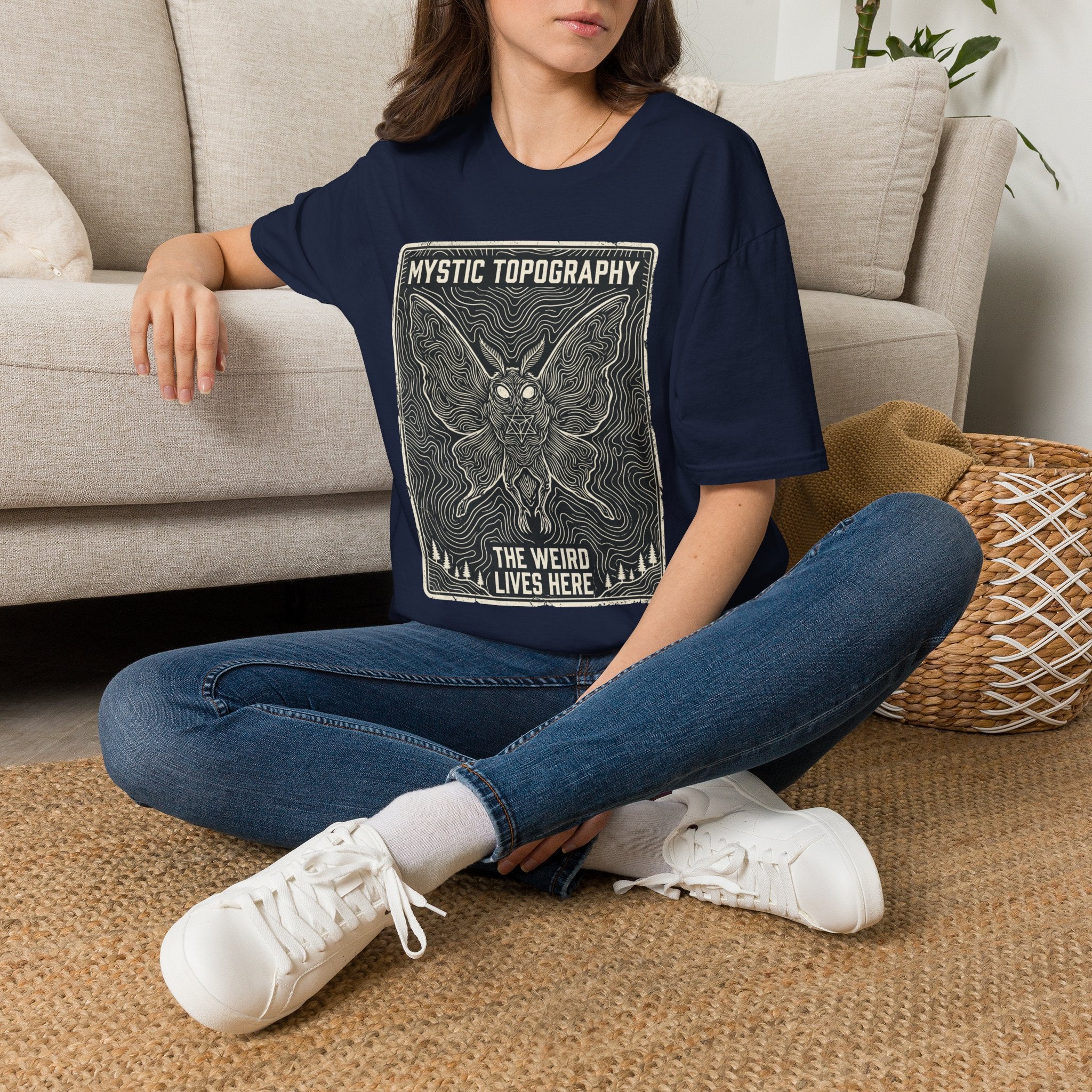 The Weird Lives Here Hiking T-Shirt