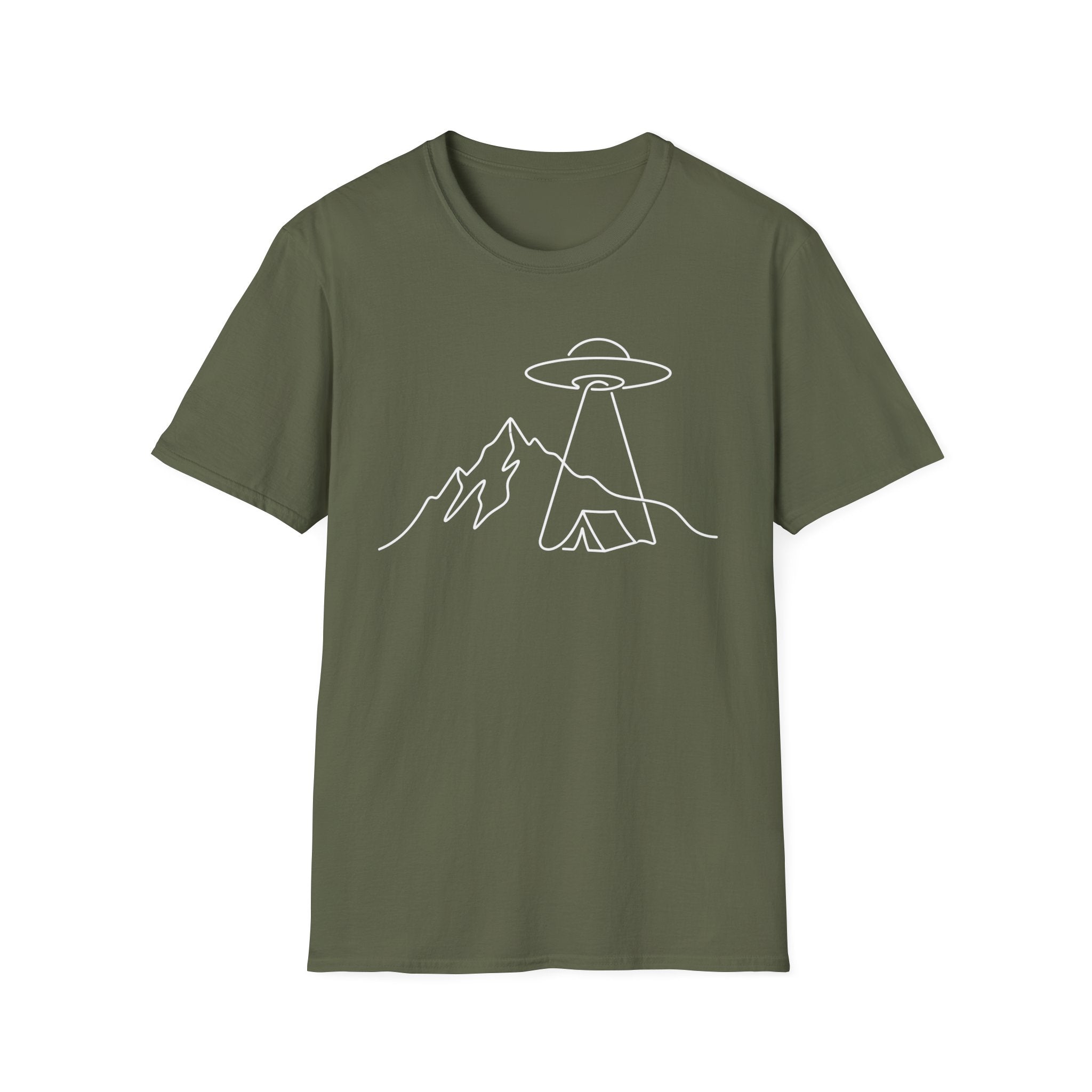UFO Camp Line Art 1 T-Shirt