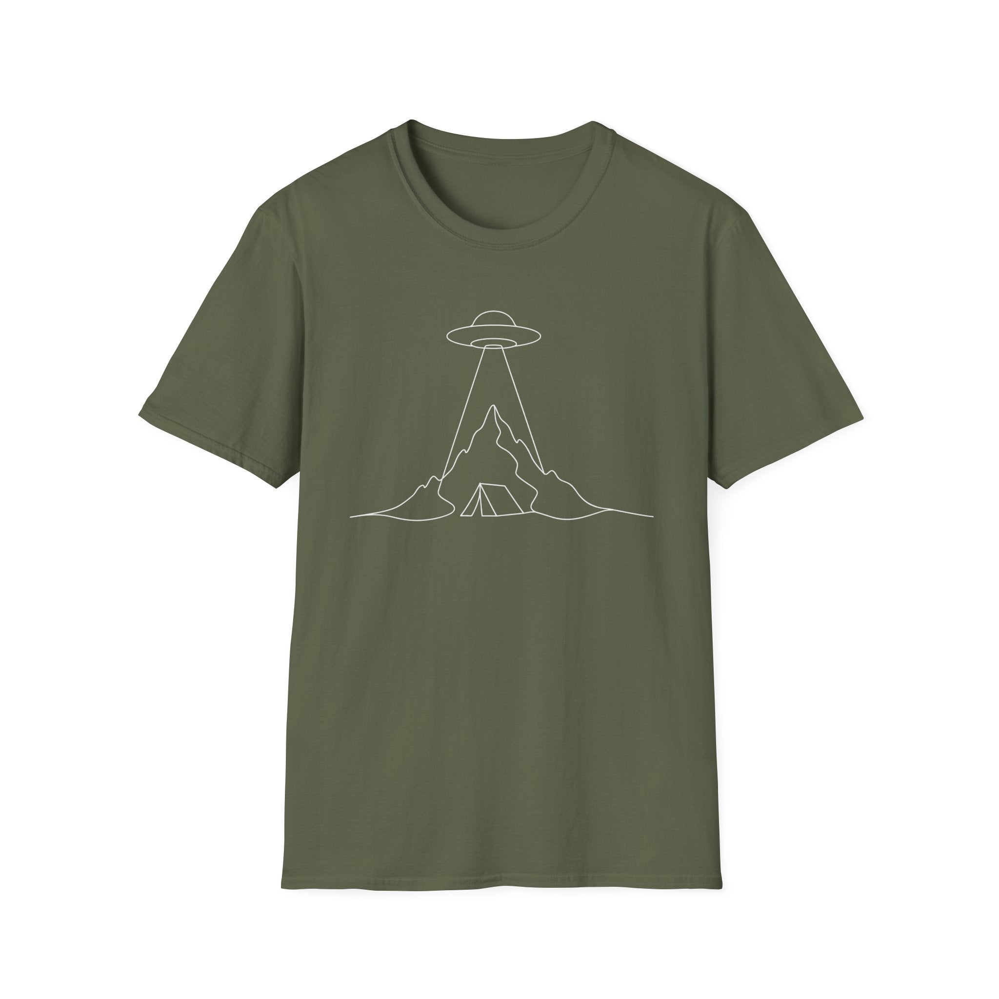UFO Camp Line Art 2 T-Shirt