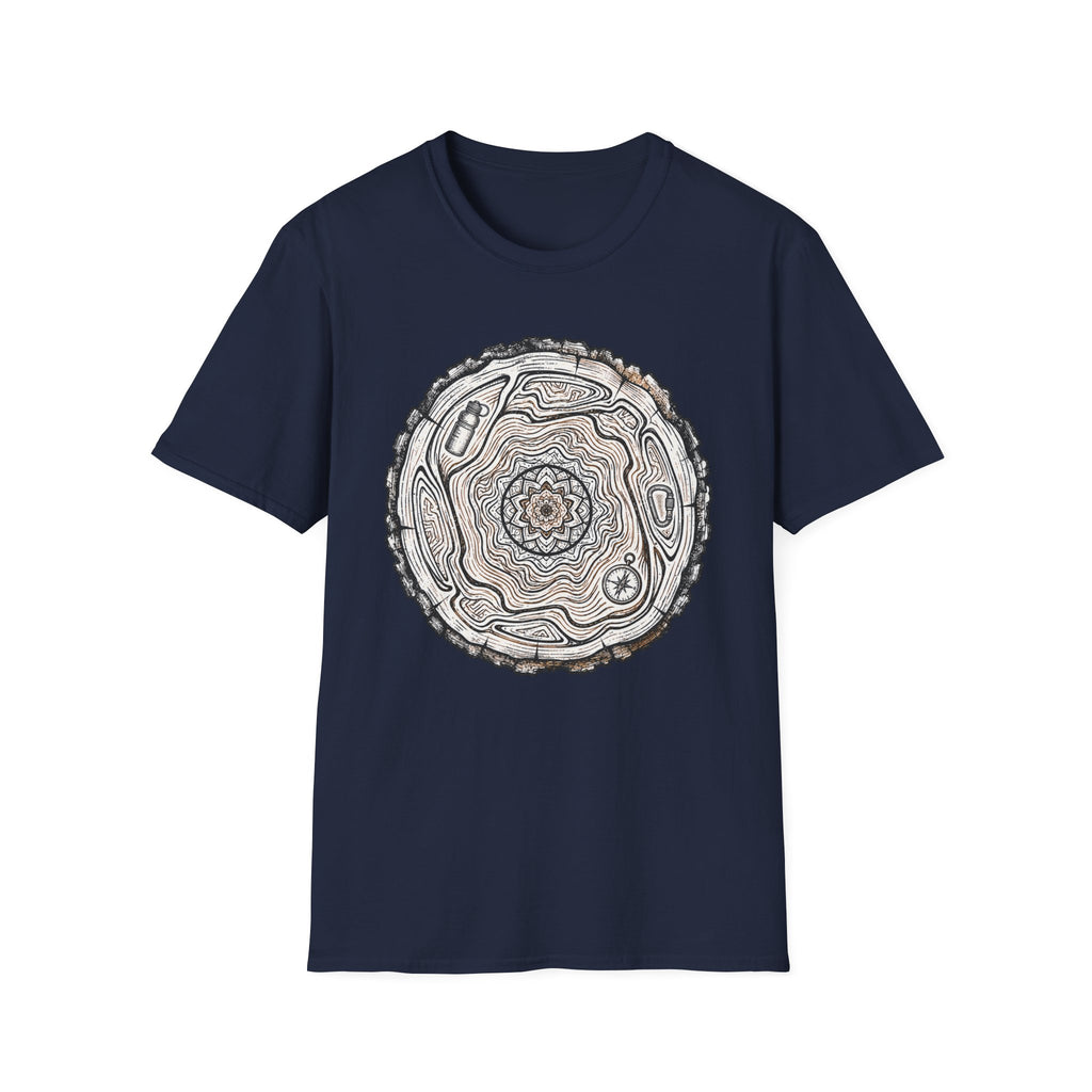 Tree Slice Hiker Mandala T-Shirt