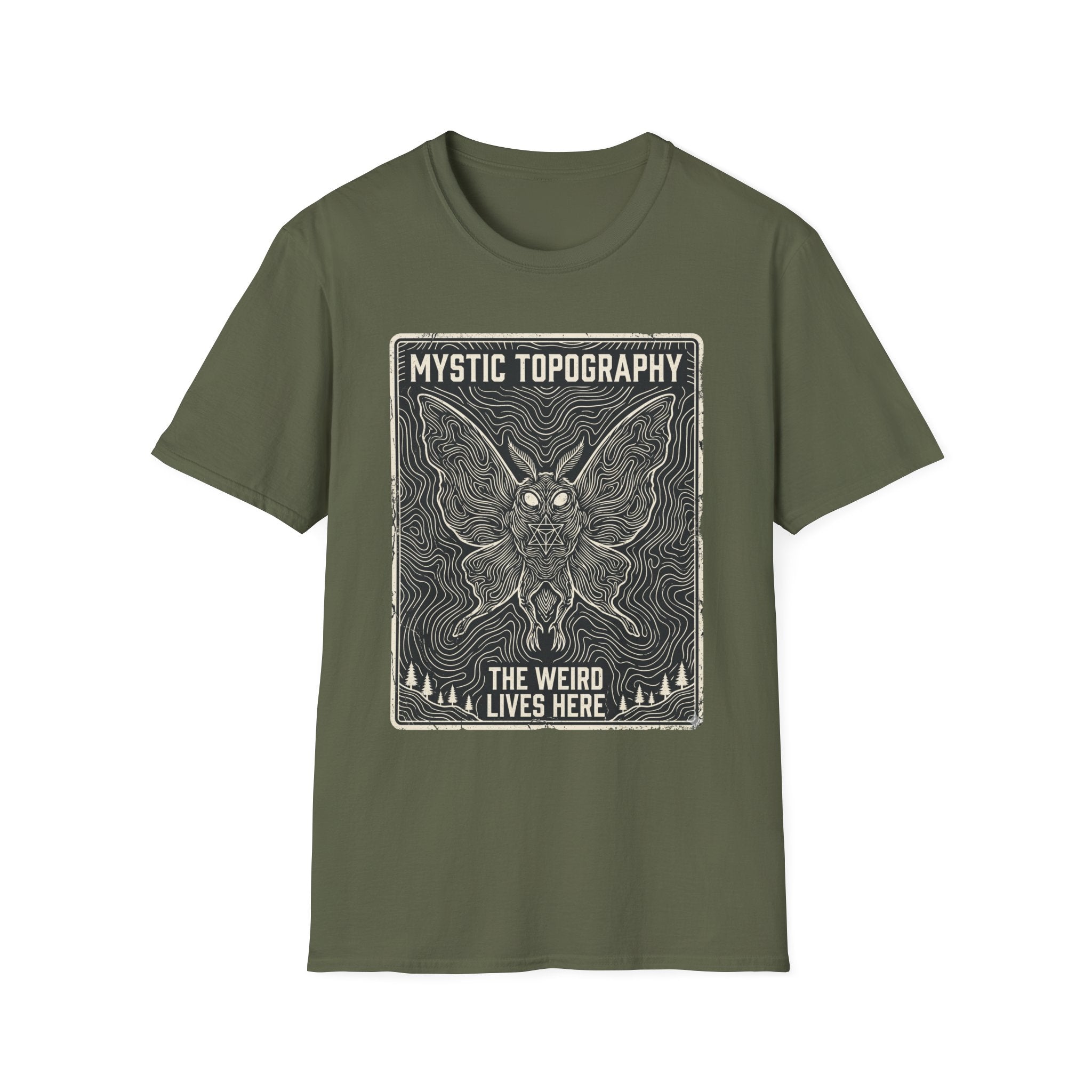 The Weird Lives Here Hiking T-Shirt