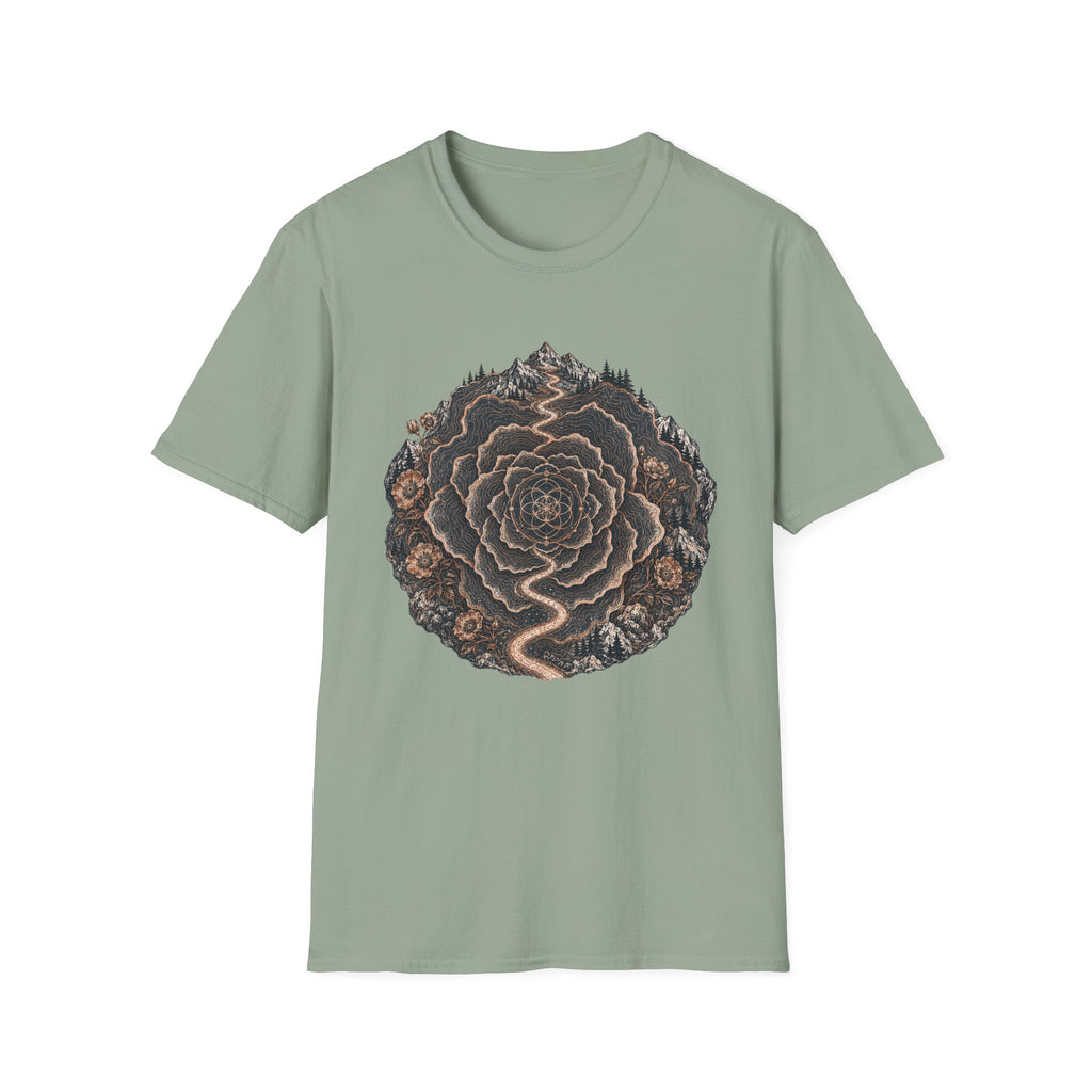 Fractal Rose Trail T-Shirt