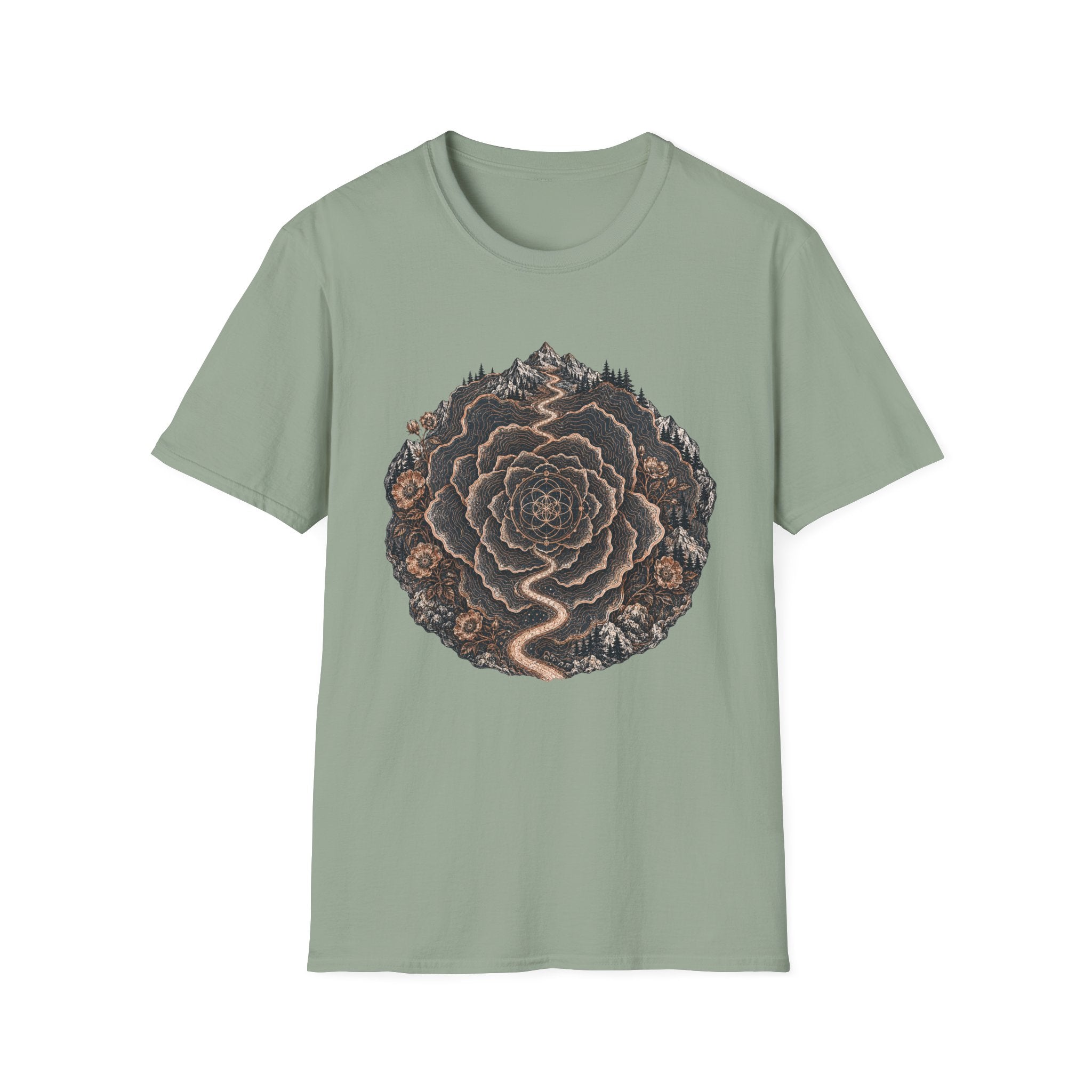 Fractal Rose Trail T-Shirt