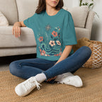 Boho Ocean Floral T-Shirt