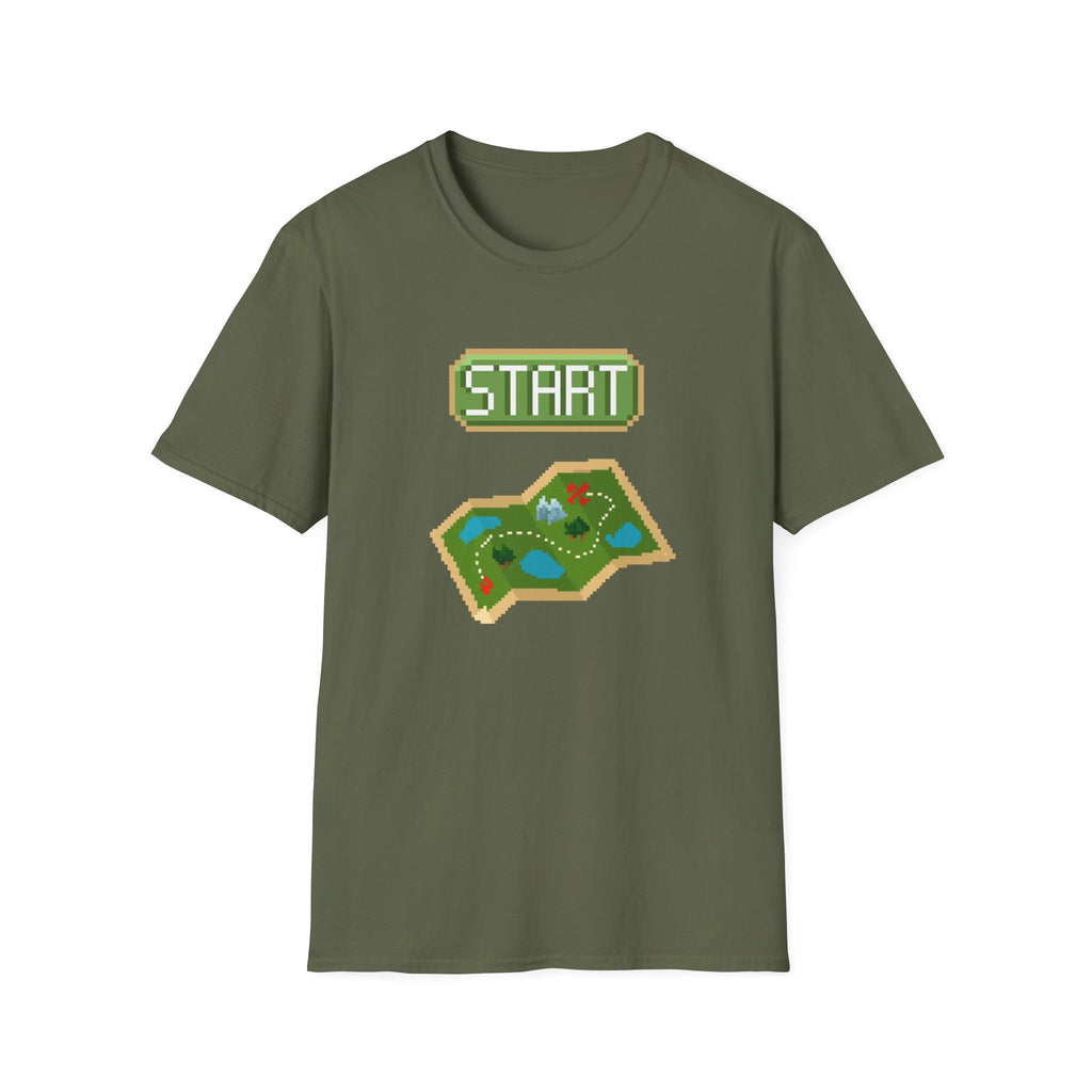 START Hiking Trail Map T-Shirt