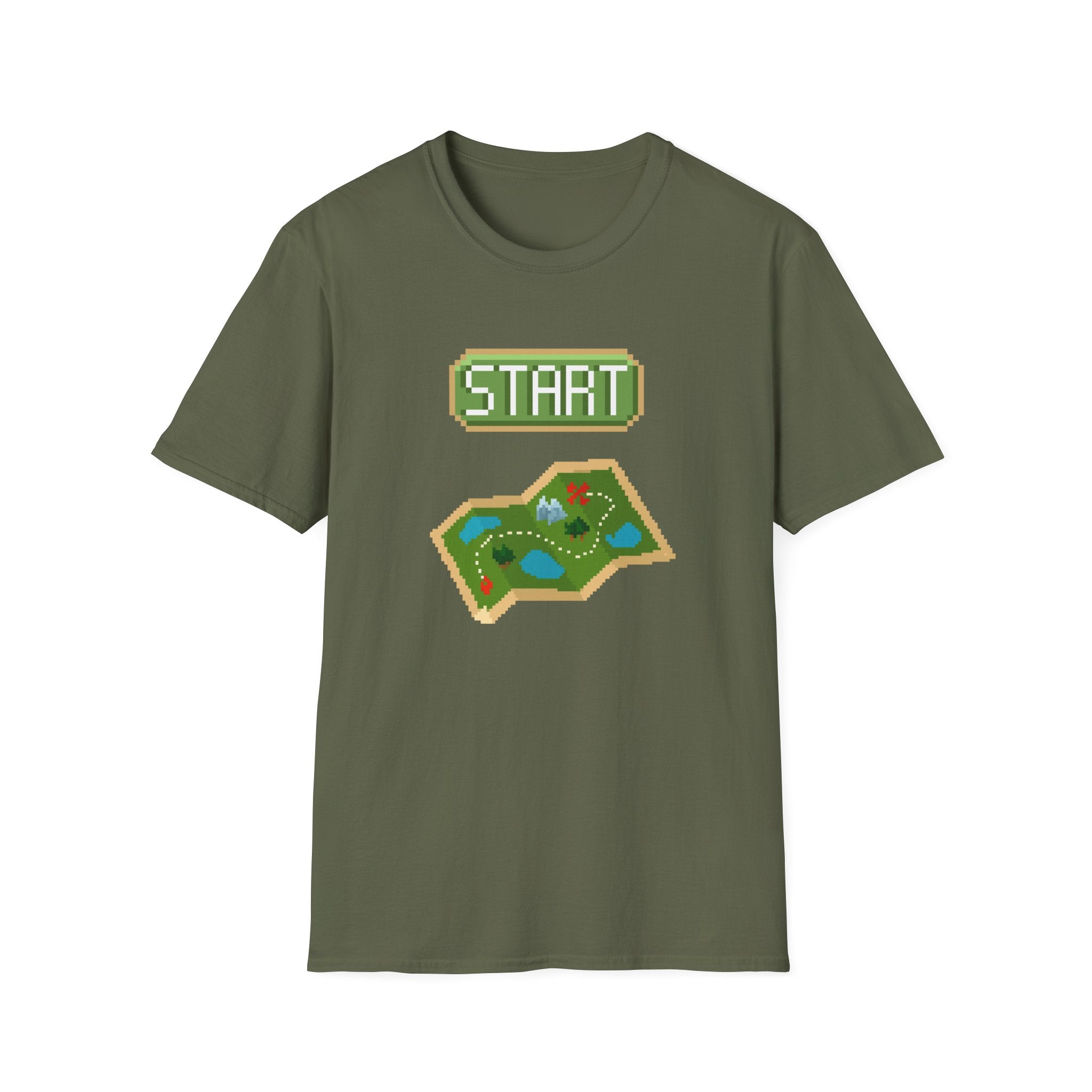 START Hiking Trail Map T-Shirt
