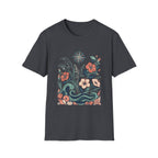 Boho Ocean Floral T-Shirt