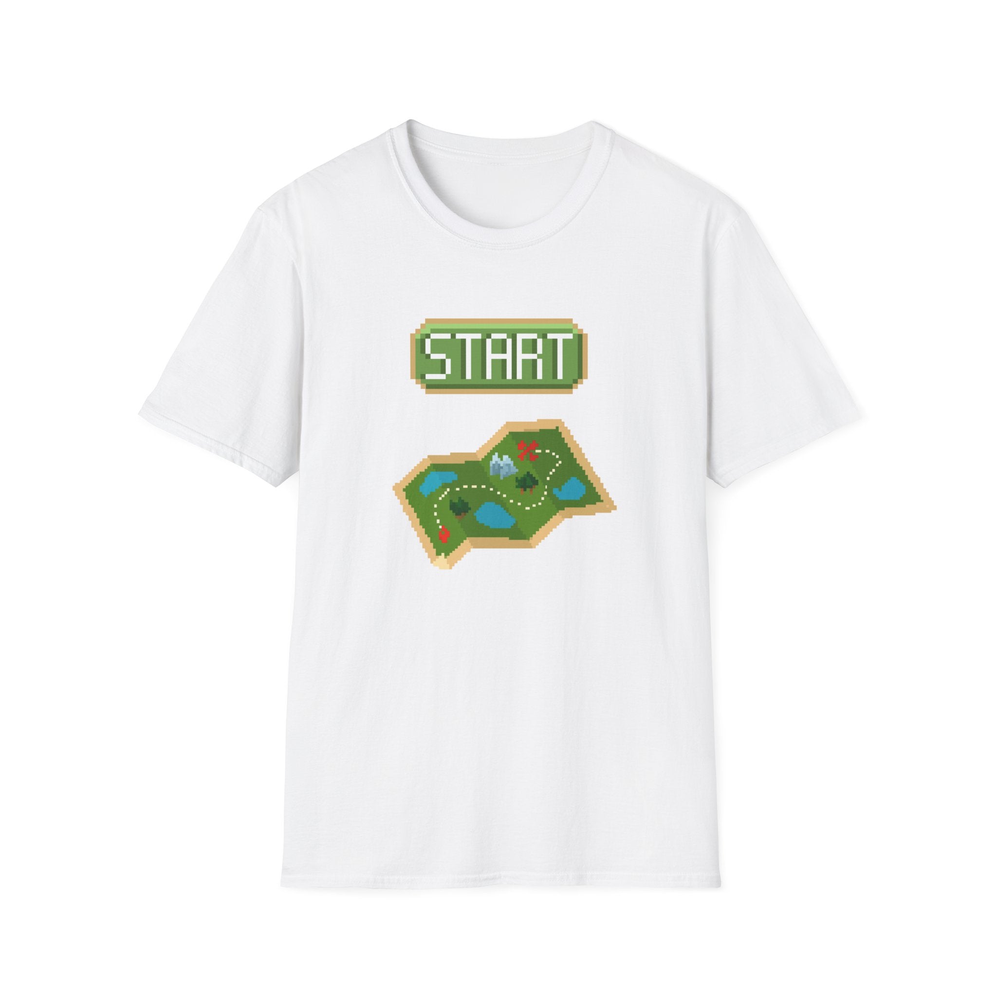START Hiking Trail Map T-Shirt