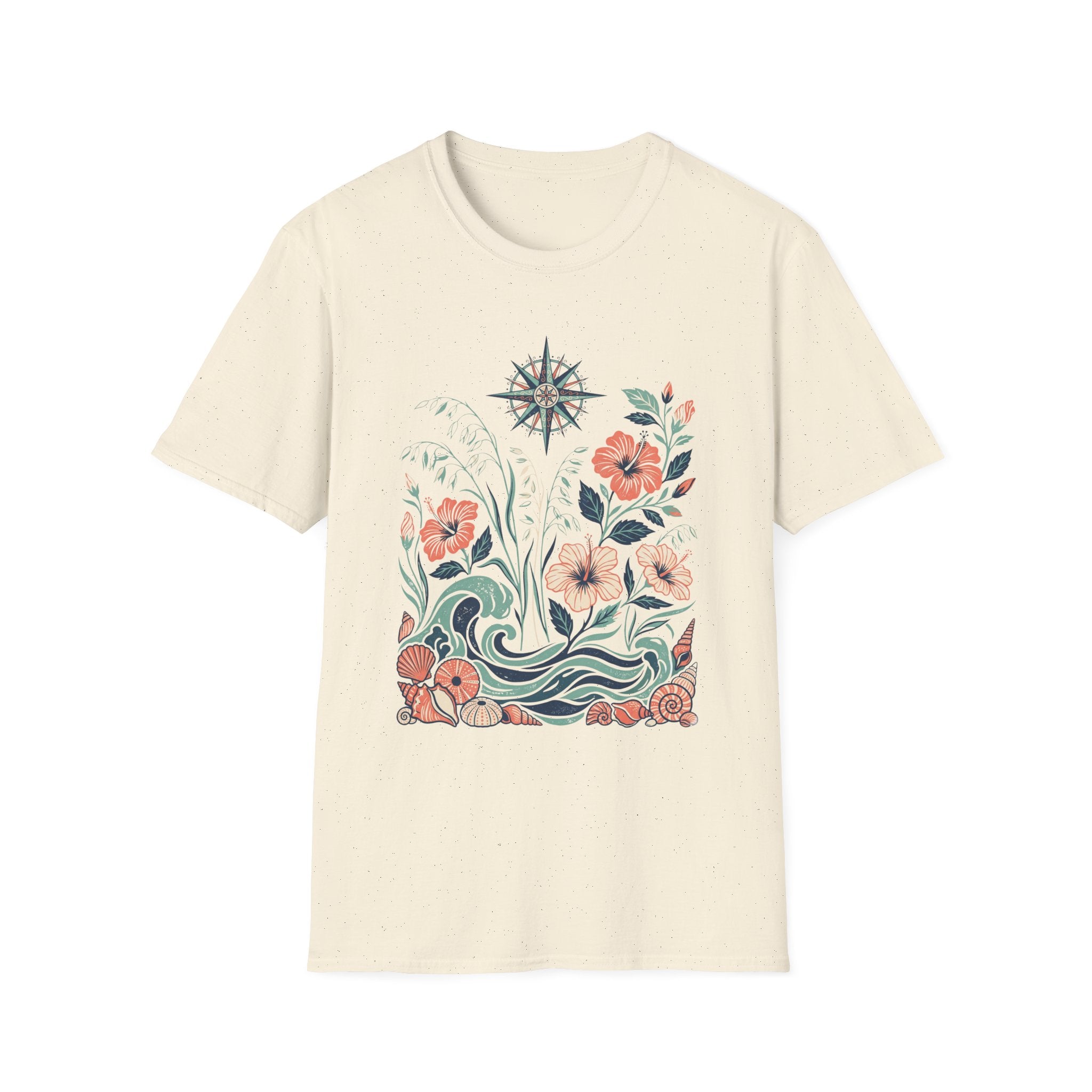 Boho Ocean Floral T-Shirt