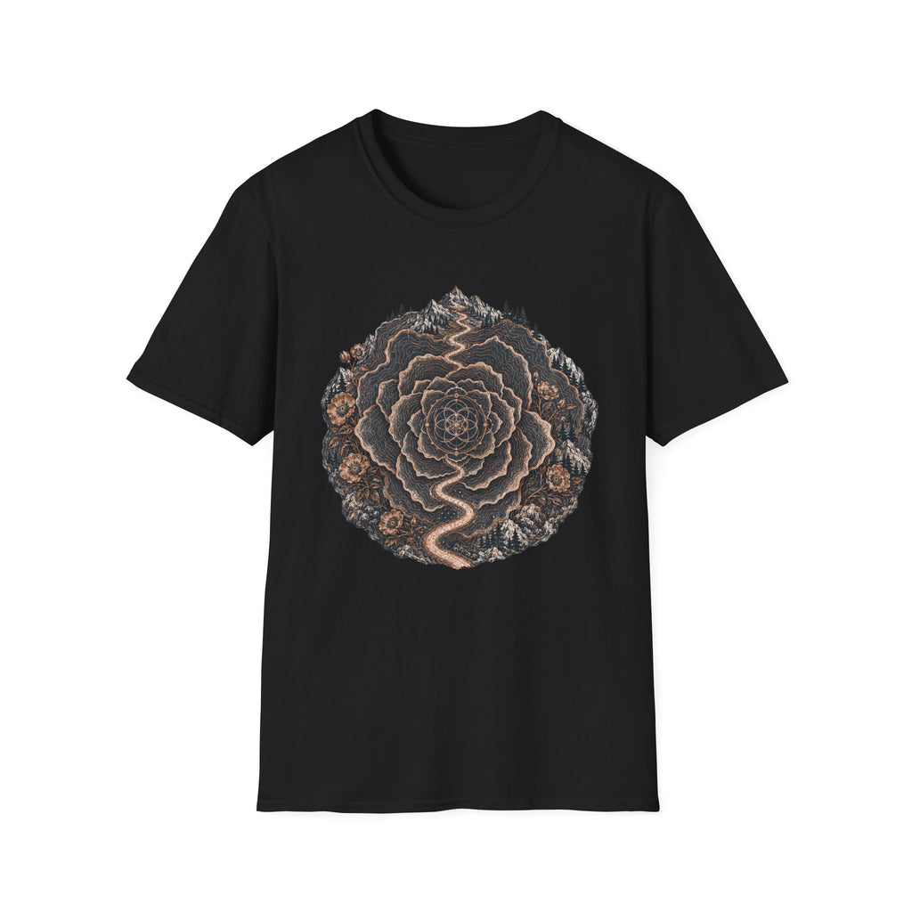 Fractal Rose Trail T-Shirt