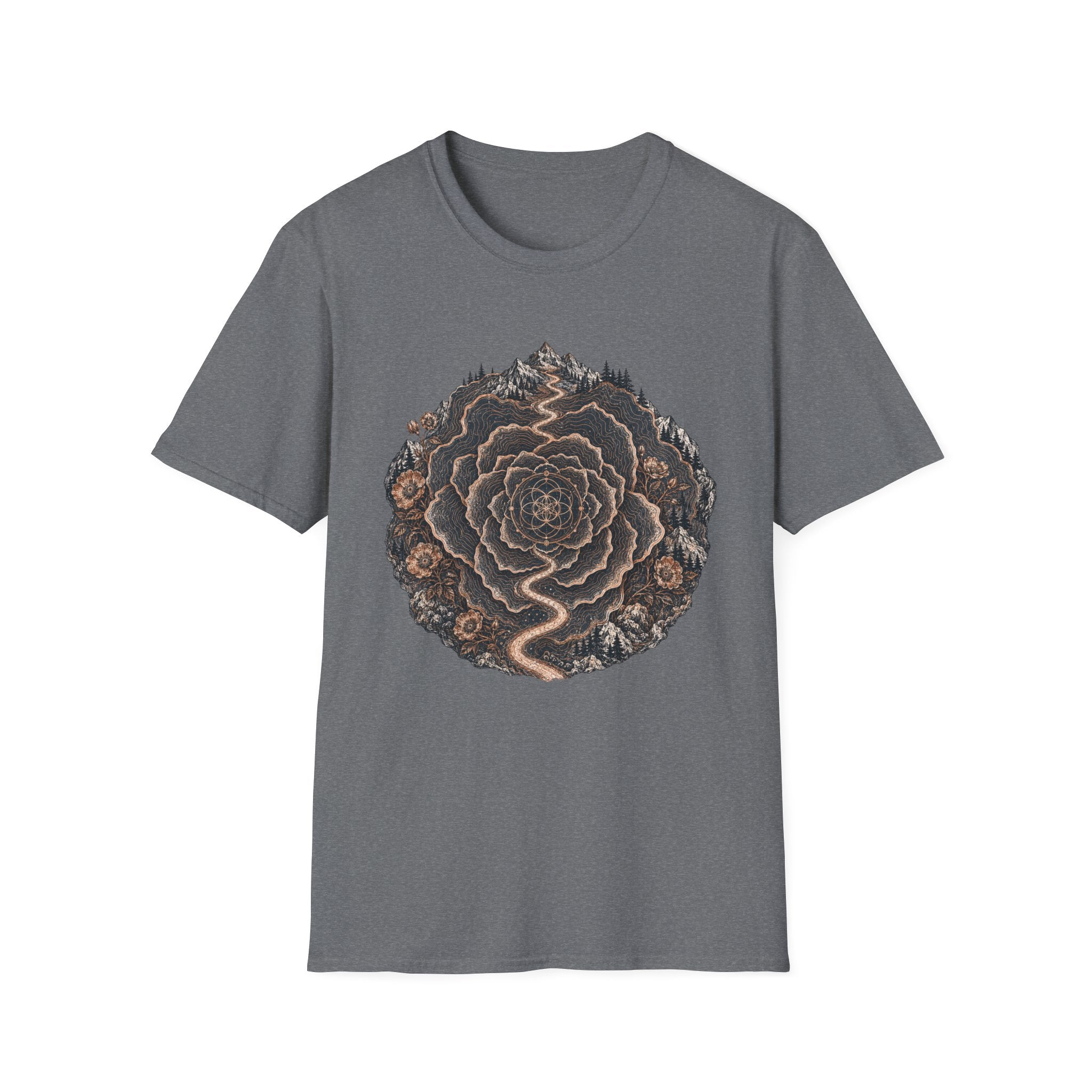 Fractal Rose Trail T-Shirt