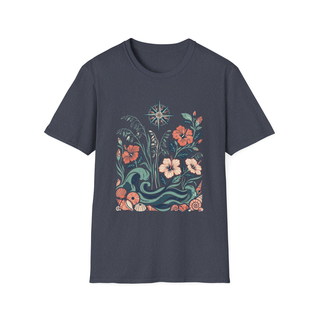 Boho Ocean Floral T-Shirt
