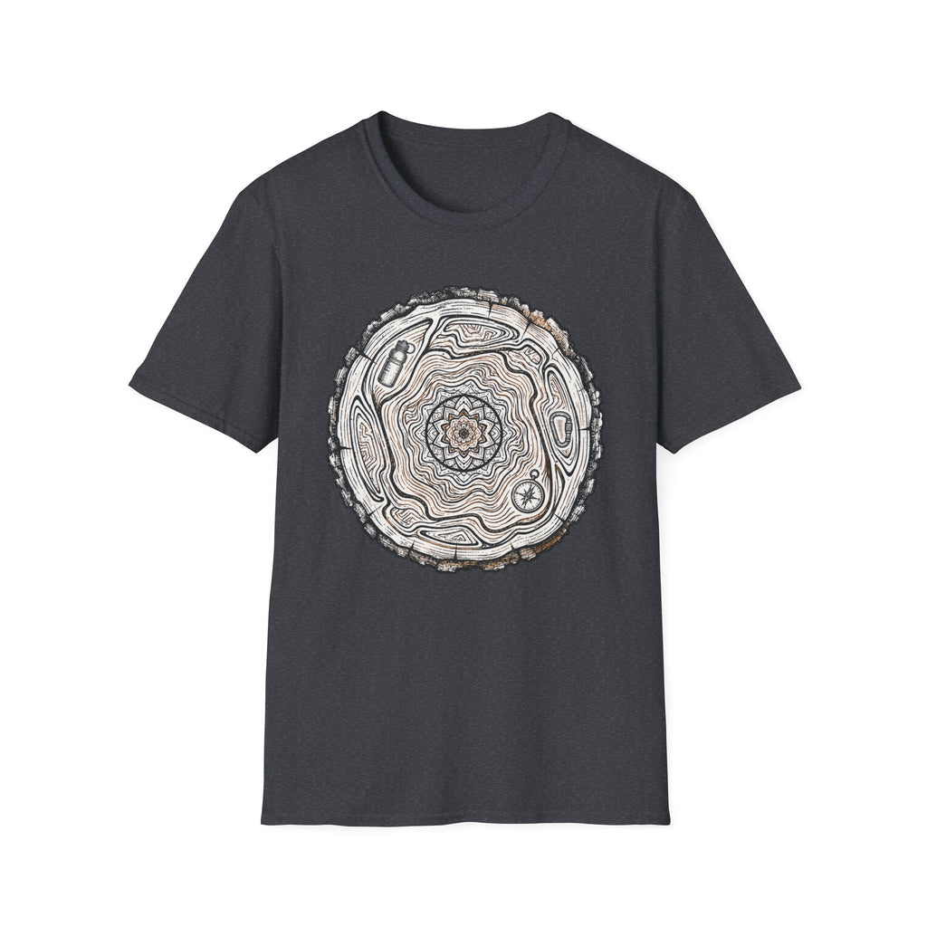 Tree Slice Hiker Mandala T-Shirt
