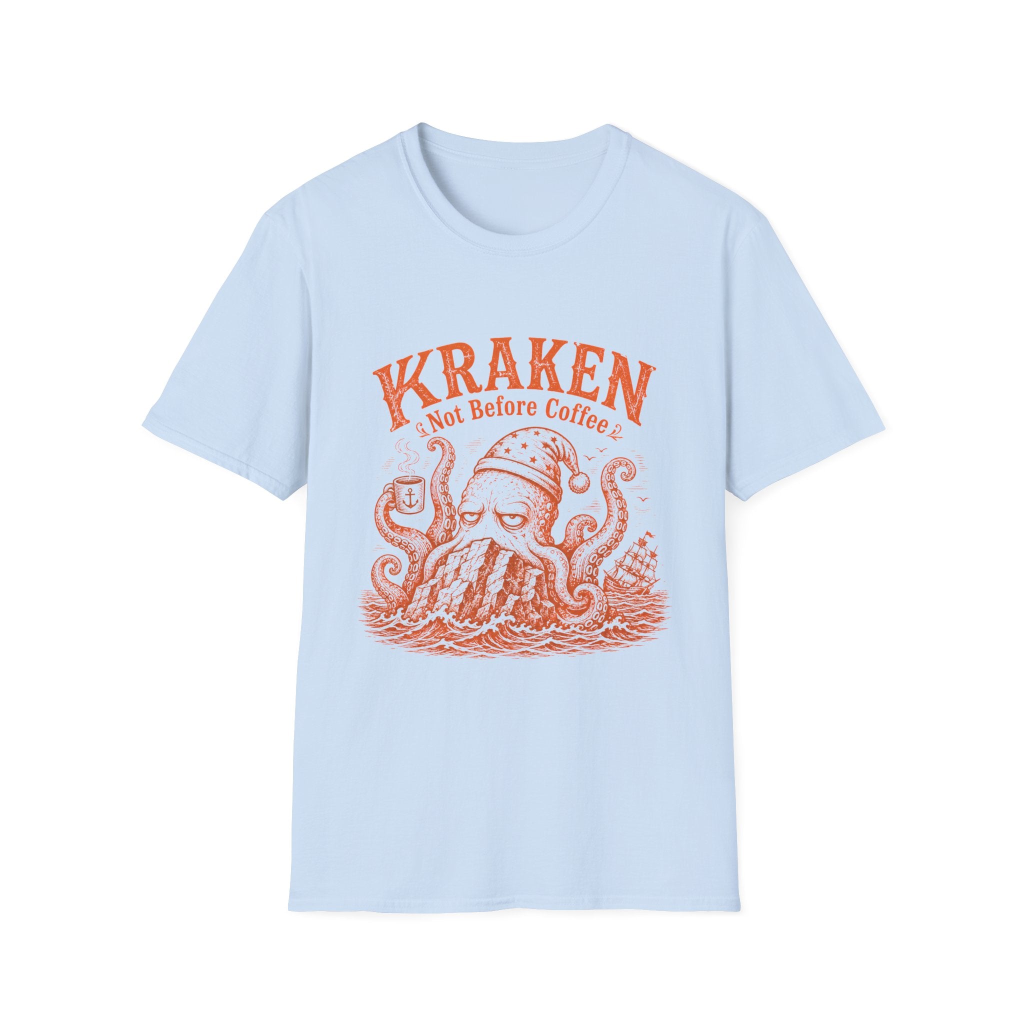 Kraken with Coffee T-Shirt